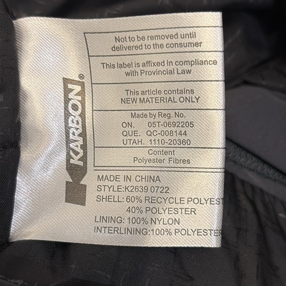 KARBON K2639 Snow Pant / Ski Pant / Snowboard Pant in Dark Grey - Picture 13 of 13